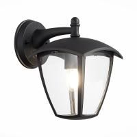 SL081.411.01 Светильник уличный настенный ST-Luce Черный/Черный, Прозрачный E27 1*40W