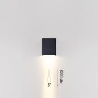 7188/5WL NATURE ODL26 Фасадный светильник черный/металл IP65 LED 1*5W 3000K 8° 85-265V ARROW
