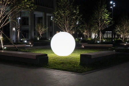 Уличный шар-светильник Moonlight 120 см white