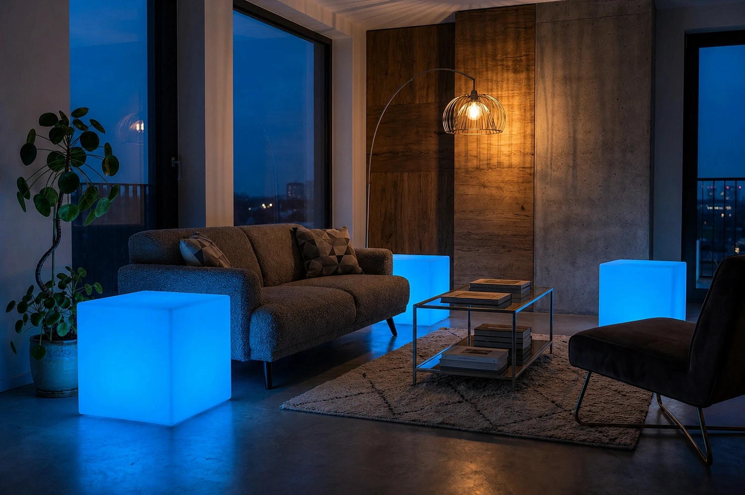 Светящийся LED куб Cube