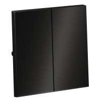 Клавиши для выключателя/переключателя двухклавишного, S70 Metal (антрацит)