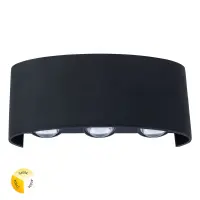 Фасадный светильник Arte Lamp BOSTO A3722AL-6BK