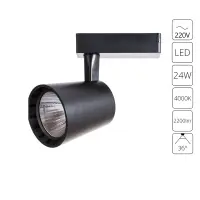 Трековый светильник Arte Lamp ATILLO A2324PL-1BK
