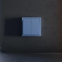 Клавиши для выключателя/переключателя двухклавишного, S70 (деним)