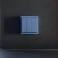 Клавиши для выключателя/переключателя трехклавишного, S70 (деним)