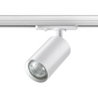 370964 PORT NT23 292 белый Светильник однофазный трехжильный трековый GU10 50W 220V PIPE