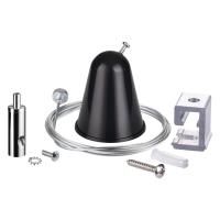 135023 PORT NT19 255 черный Подвесной комплект с тросом 1.5м IP20