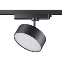 358756 PORT NT21 277 черный Светильник трековый однофазный трехжильный IP20 LED 24W 4000K 2100Лм 100-265V PROMETA
