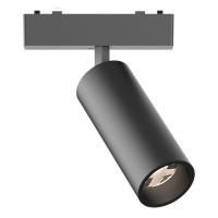 ST677.436.09 Магнитный трековый светильник Черный LED 1*9W 3000K 540Lm Ra>90 IP20 D44xH110 48V