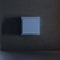 Клавиша для выключателя/переключателя одноклавишного с подсветкой, S70 (деним)