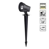 359218 STREET NT23 790 черный Светильник ландшафтный светодиодный грунтовой IP65 LED 13W 110-240V 1040Лм 3000К LANDSCAPE