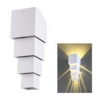358005 STREET NT19 389 белый Ландшафтный светильник IP54 LED 3000К 2*5W 85-265V KAIMAS