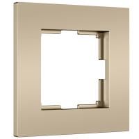 W0012911/ Рамка на 1 пост Slab (шампань софт)