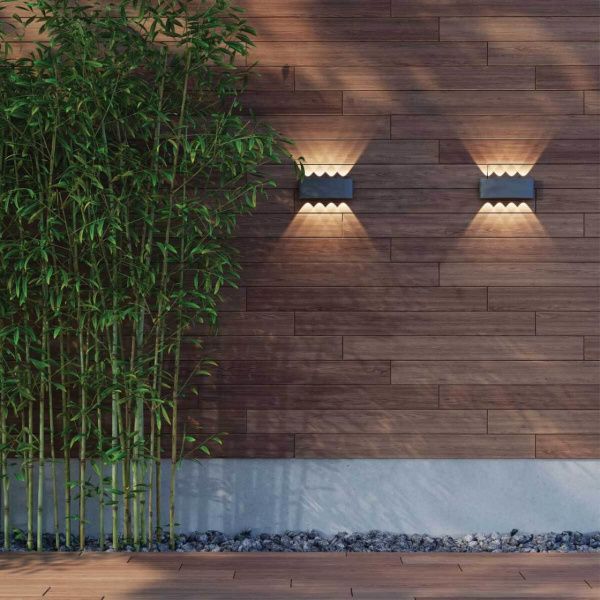 358461 STREET NT20 736 темно-серый  Ландшафтный настенный светильник IP54 LED 4000K 8W 85-265V CALLE