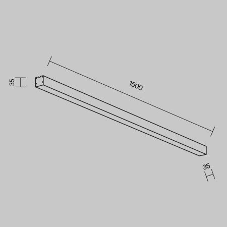Линейный светильник Technical LL311006