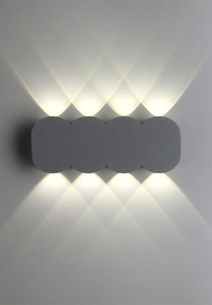 358561 STREET NT21 734 темно-серый Ландшафтный настенный светильник IP54 LED 4000K 8W 85-265V CALLE