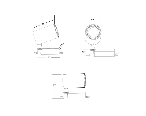 Трековый светильник Technical TR029-3-30W4K-B
