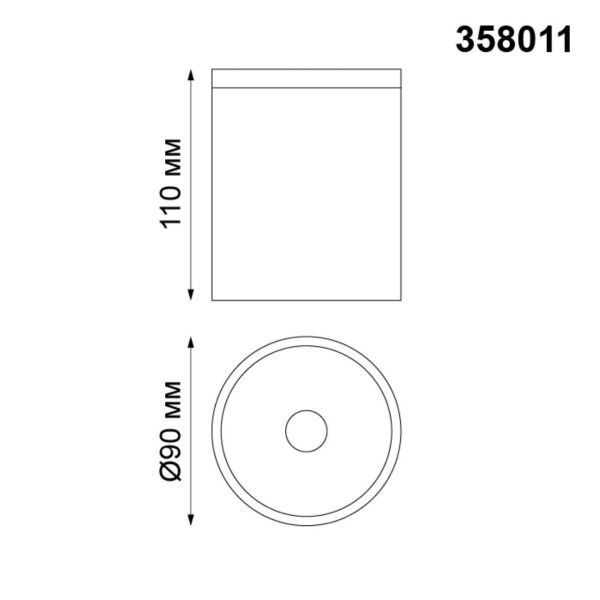 358011 STREET NT19 700 темно-серый Ландшафтный светильник IP65 LED 3000К 6W 220V TUMBLER