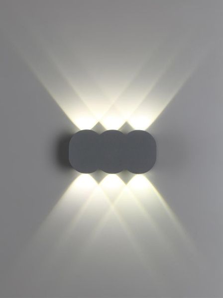 358560 STREET NT21 734 темно-серый Ландшафтный настенный светильник IP54 LED 4000K 6W 85-265V CALLE