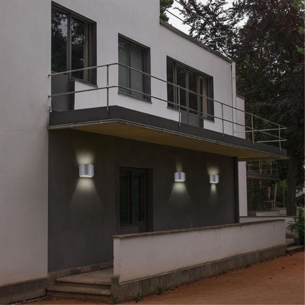 358003 STREET NT19 744 темно-серый Ландшафтный светильник IP54 LED 3000К 2*3W 85-265V KAIMAS