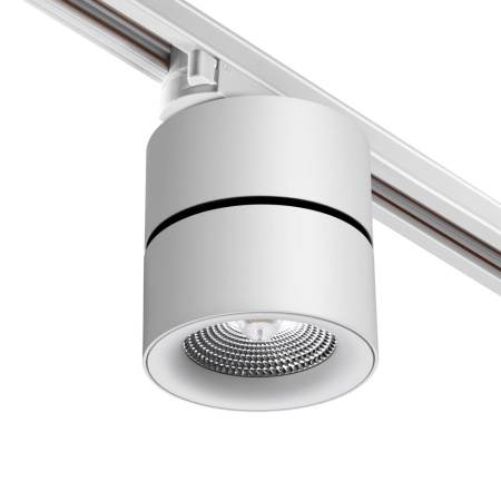 358786 PORT NT21 283 белый Светильник трековый однофазный трехжильный IP20 LED 25W 4000K 2200Лм 100-265V GRODA