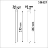 358827 PORT NT22 270 черный Светильник трековый однофазный трехжильный IP20 LED 4000K 30W 220V ITER