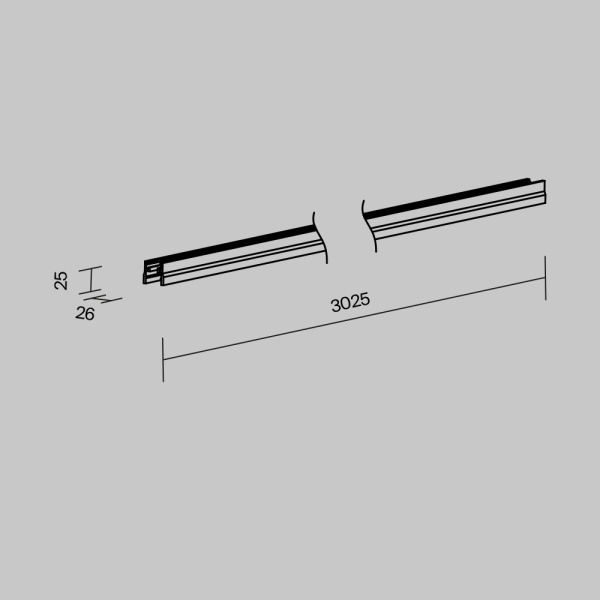 Профиль Outdoor O-TR001-P-B3M