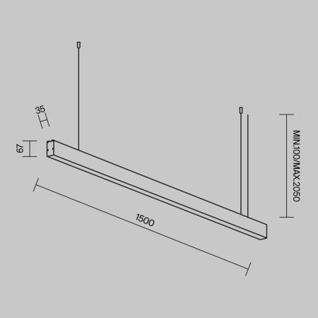 Линейный светильник Technical LL312037
