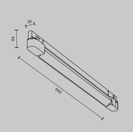 Трековый светильник Technical TR196-3-20W2.7K-B