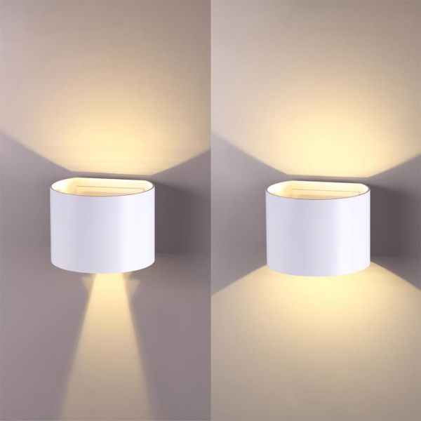 358002 STREET NT19 744 белый Ландшафтный светильник IP54 LED 3000К 2*3W 85-265V KAIMAS