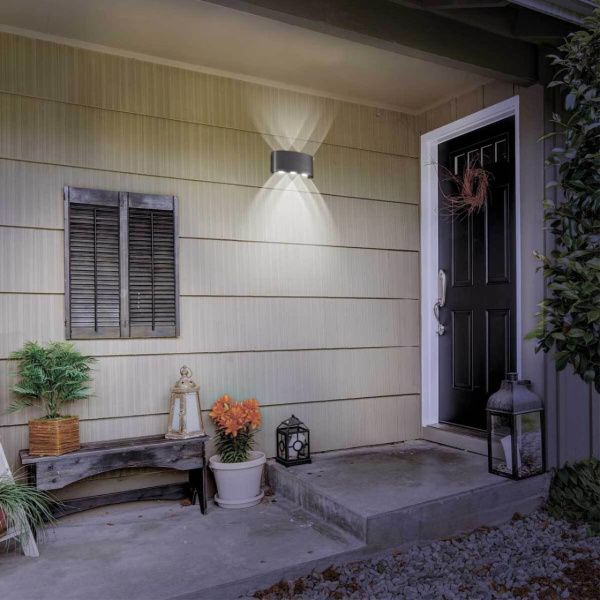 358460 STREET NT20 736 темно-серый  Ландшафтный настенный светильник IP54 LED 4000K 6W 85-265V CALLE