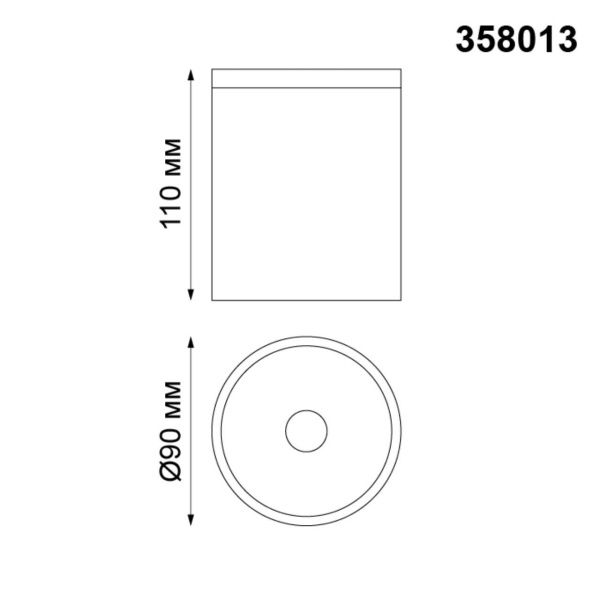 358013 STREET NT19 700 коричневый Ландшафтный светильник IP65 LED 3000К 6W 220V TUMBLER