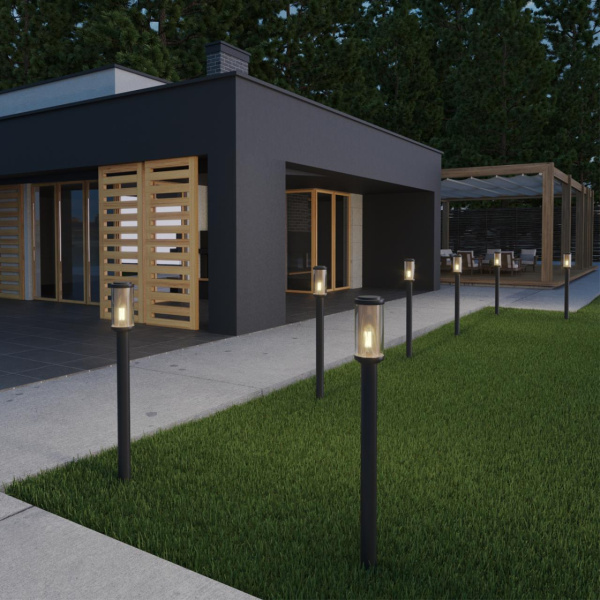 370970 STREET NT24 674 черный Светильник ландшафтный IP54 E27 max 25W 220-240V MATRIX