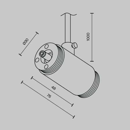 Комплектующие для систем освещения с токоведущими элементами Technical CA013IC-P-B