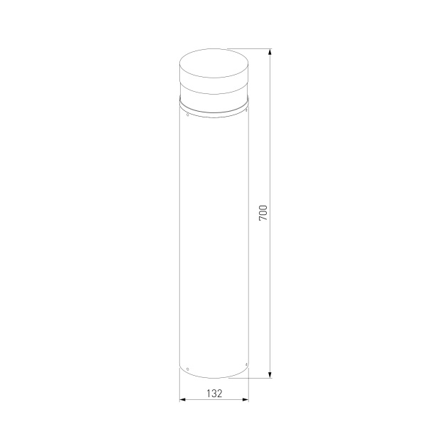 Ландшафтный светильник IP64 1532 TECHNO LED черный