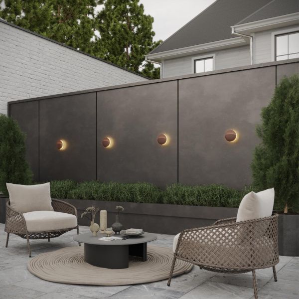 359534 STREET NT25 704 коричневый Светильник ландшафтный настенный IP54 LED 10W 100-240V 3000К HALO