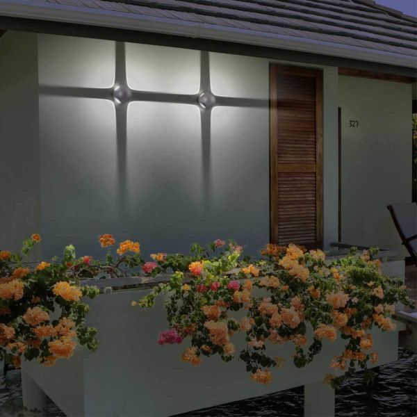 358464 STREET NT20 738 темно-серый  Ландшафтный настенный св-ник IP54 LED 4000K 12W 85-265V  CALLE