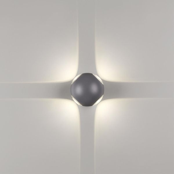 358464 STREET NT20 738 темно-серый  Ландшафтный настенный св-ник IP54 LED 4000K 12W 85-265V  CALLE