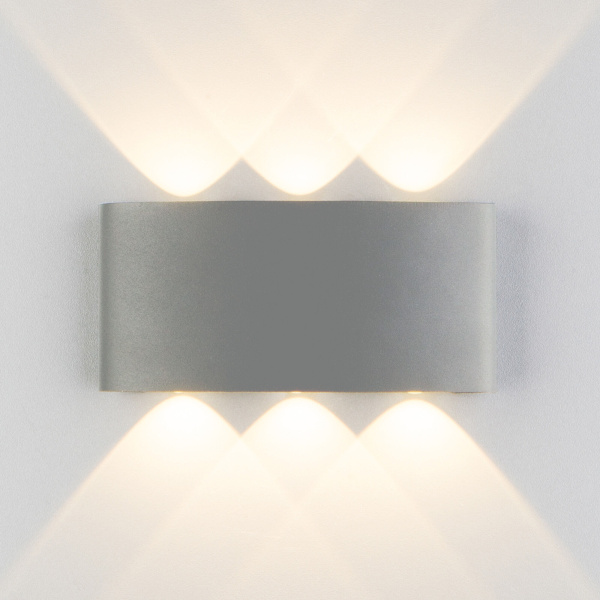 Пылевлагозащищенный светодиодный светильник Twinky Trio серый IP54 1551 Techno LED серый