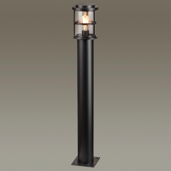 4964/1F NATURE ODL22 715 черный/стекло Ландшафтный светильник на столбе E27 1*60W IP44 MAGUS
