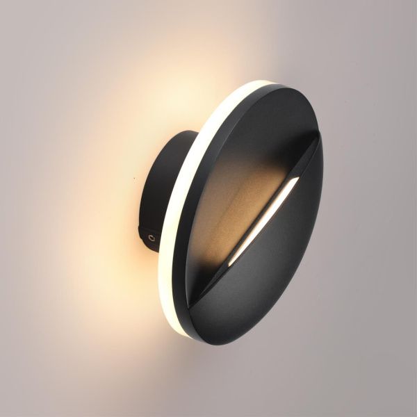 359533 STREET NT25 704 черный Светильник ландшафтный настенный IP54 LED 10W 100-240V 3000К HALO