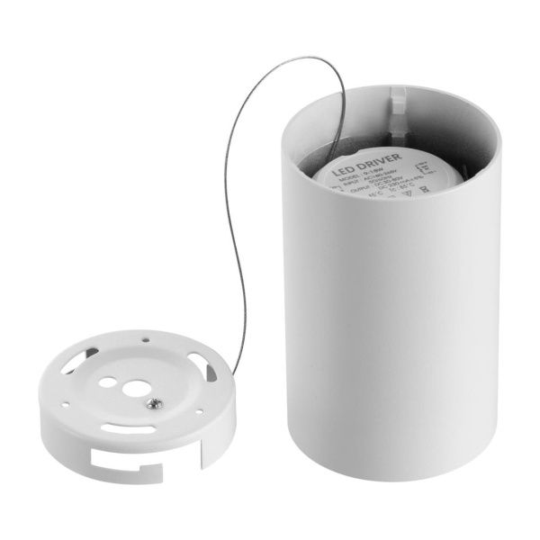 359417 OVER NT24 430 белый Светильник накладной влагозащищённый IP54 LED 10W 170-265V 4000К 830Лм RECTE