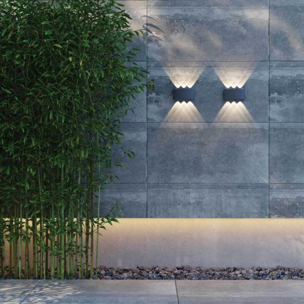 358460 STREET NT20 736 темно-серый  Ландшафтный настенный светильник IP54 LED 4000K 6W 85-265V CALLE