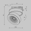 Трековый светильник Technical TR006-1-12W3K-B4K
