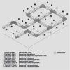 Комплектующие для накладной трековой системы Technical TRA005EC-31W