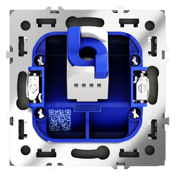 Розетка компьютерная встраиваемая VOLTUM S70 RJ45 кат.6, (графит)