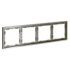 Рамка пластиковая VOLTUM S70 на 4 поста, (шелк)