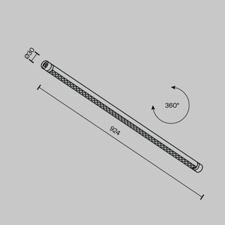 Светильник Technical C149CL-L900-24W3K-B