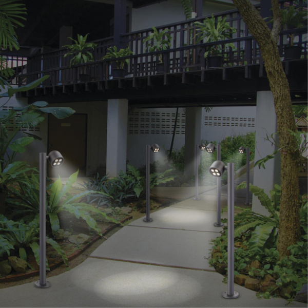 358115 STREET NT19 366 темно-серый  Ландшафтный светильник IP65 LED 3000К 10W 100-240V GALEATI