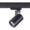 370649 PORT NT19 319 черный Светильник трёхфазный трековый IP20 GU10 50W 220V GUSTO